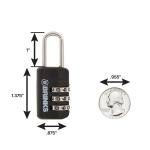 Brinks Zinc Combination Sport Padlock 2-Pack
