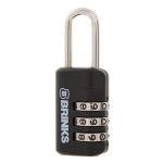 Brinks Zinc Combination Sport Padlock 2-Pack