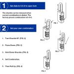 Brinks Zinc Combination Sport Padlock 2-Pack