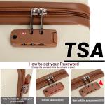 Lightweight 6-Piece Hardshell Luggage Set with TSA Lock