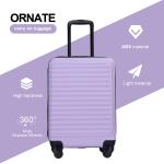 Travelhouse 20" Lightweight Hardshell Luggage - Light Purple
