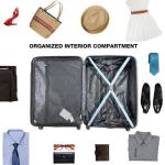 Travelhouse Hardshell Luggage Set with TSA Locks