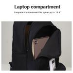 Anti-Theft Slim Laptop Backpack for Travel