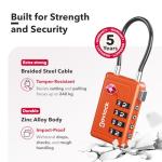 TSA Approved 4-Digit Luggage Locks - 2-Pack