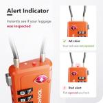 TSA Approved 4-Digit Luggage Locks - 2-Pack