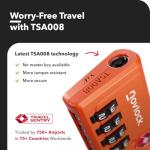 TSA Approved 4-Digit Luggage Locks - 2-Pack