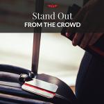 Durable Stainless Steel Personalized Luggage Tags - 2 Pack