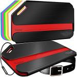 Indestructible Black Metal Luggage Tags with Recovery Service