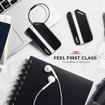 Indestructible Black Metal Luggage Tags with Recovery Service