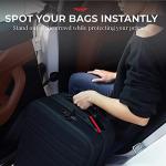 Indestructible Black Metal Luggage Tags with Recovery Service