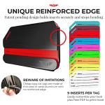 Indestructible Black Metal Luggage Tags with Recovery Service