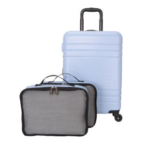Protégé Blue Hardside Luggage Set with Packing Cubes