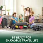 Zimtown 3-Piece Luggage Set with TSA Lock