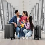 Zimtown 3-Piece Luggage Set with TSA Lock