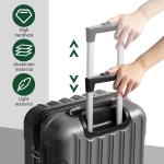 Zimtown 3-Piece Luggage Set with TSA Lock