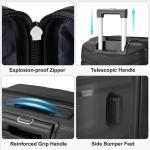 Zimtown 2-Piece Hard Shell Luggage Set with TSA Lock