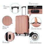 Zimtown 4-Piece Hard Shell Luggage Set with TSA Lock