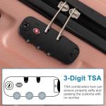 Zimtown 4-Piece Hard Shell Luggage Set with TSA Lock