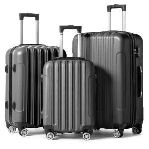 Zimtown 3-Piece Luggage Set with TSA Lock