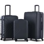 3-Piece Lightweight Hardshell Luggage Set with TSA Lock