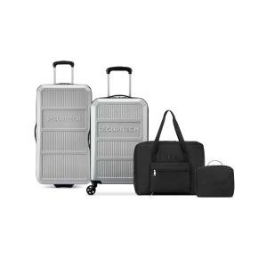 Securitech Asphalt 4-Piece Luggage Set