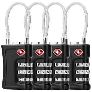 TSA Approved 3-Digit Luggage Combination Locks
