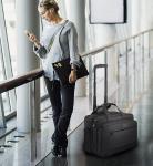 KROSER 17.3” Rolling Laptop Bag – Black