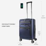 KROSER TSA-Approved Expandable Carry-On Luggage