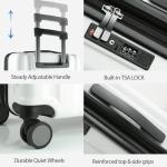 KROSER 20-Inch Expandable Carry-On with TSA Lock