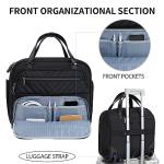 KROSER Women's Rolling Laptop Bag with RFID Pockets