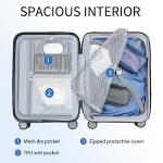 KROSER 20-Inch Expandable Carry-On with TSA Lock