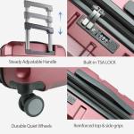 KROSER 20-Inch Expandable Carry-On with TSA Lock