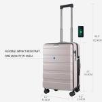 KROSER 20-Inch Expandable Carry-On with TSA Lock