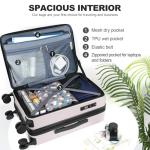 KROSER 20-Inch Expandable Carry-On with TSA Lock