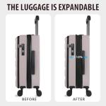 KROSER 20-Inch Expandable Carry-On with TSA Lock