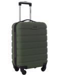 Wrangler 20-Inch Green Carry-On Spinner Luggage