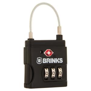 Brinks TSA Combination Luggage Padlock with Cable