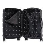 DUKAP SENSE 24" Lightweight Hardside Luggage Black