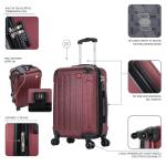 DUKAP Intely 20" Lightweight Carry-on Luggage
