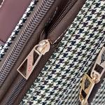London Fog 25" Olive Houndstooth Spinner Luggage