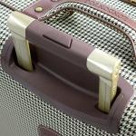 London Fog 25" Olive Houndstooth Spinner Luggage