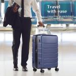 Blue 3-Piece Luggage Set with TSA Lock