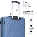 Travelhouse 4-Piece Lightweight Luggage Set with TSA Lock