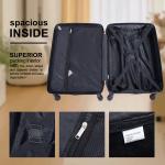 Travelhouse 4-Piece Lightweight Luggage Set with TSA Lock