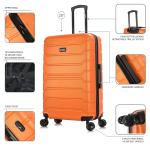 InUSA Trend 28" Lightweight Spinner Luggage - Orange