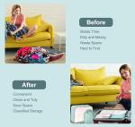 Blue Packing Cubes Set with Toiletries Bag