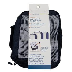 Protege Blue Packing Cubes Set, 3 Pieces