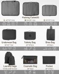 Joyway 10-Piece Travel Packing Cubes Set
