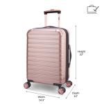 iFLY Rose Gold Hardside Luggage Set - 3 Pieces