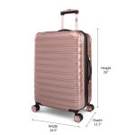 iFLY Rose Gold Hardside Luggage Set - 3 Pieces